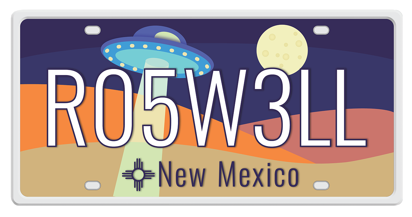 New Mexico License Plate design